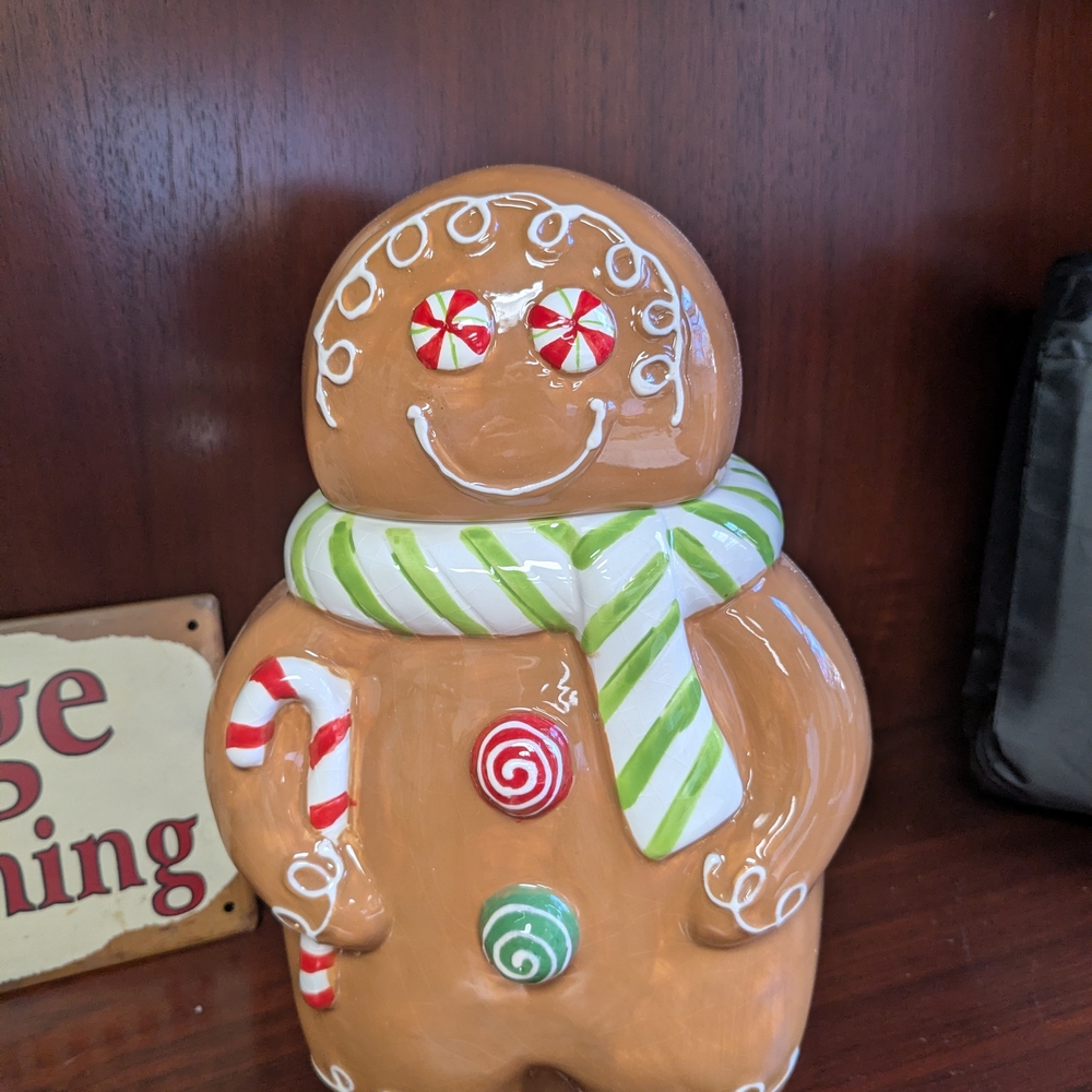Festive Gingerbread Man Holiday Decor